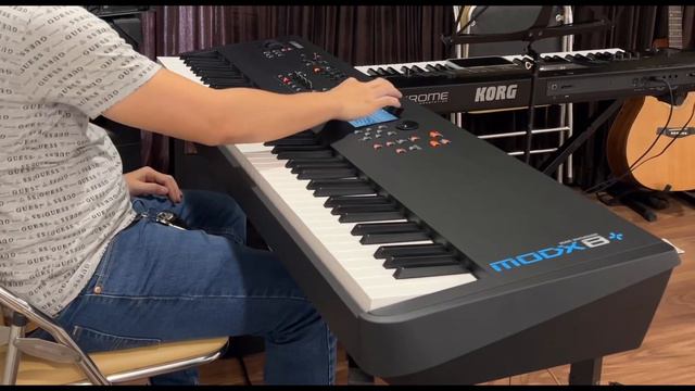 Yamaha MODX8+ Unbox and Test sounds смотреть онлайн