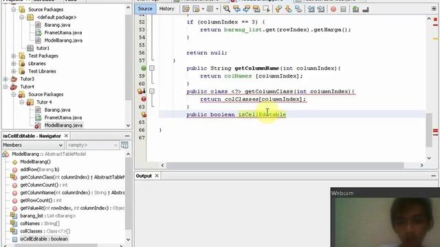 Add & Delete Row Table Java смотреть онлайн
