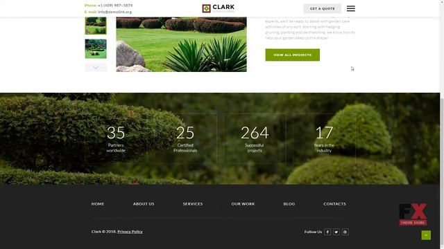 Clark Exterior Design Responsive Website Template TMT Wilf Foster смотреть онлайн