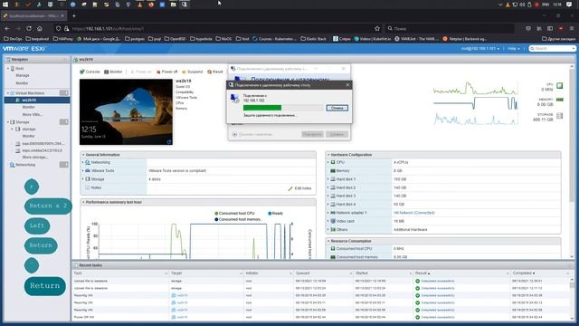 Добавление нового Virtual Disk к Virtual Machine | VMware ESXi 6.5