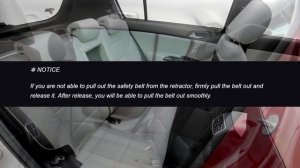 Kia Sportage 4 (QL) - Seat belt restraint system | Rear center seatbelt