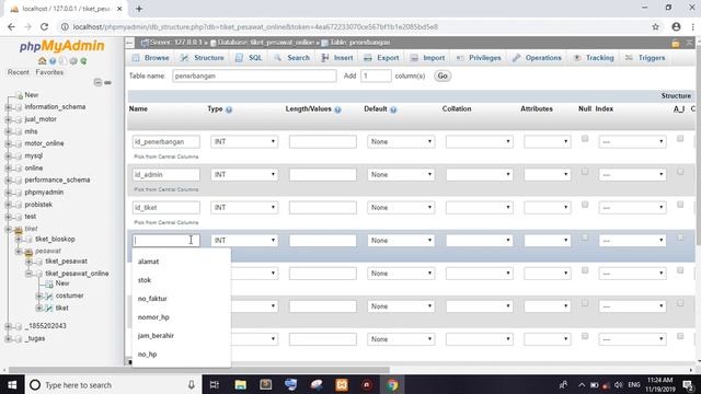 Pembuatan database tiket pesawat online смотреть онлайн