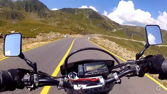 Suzuki DRZ400SM On Transalpina, The Highest Road
