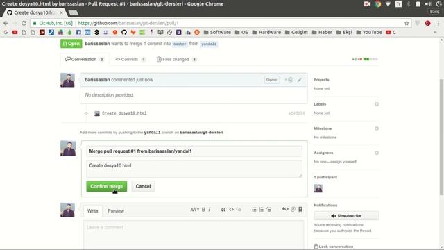Git Dersleri - 18 - Branches (Dallar) смотреть онлайн