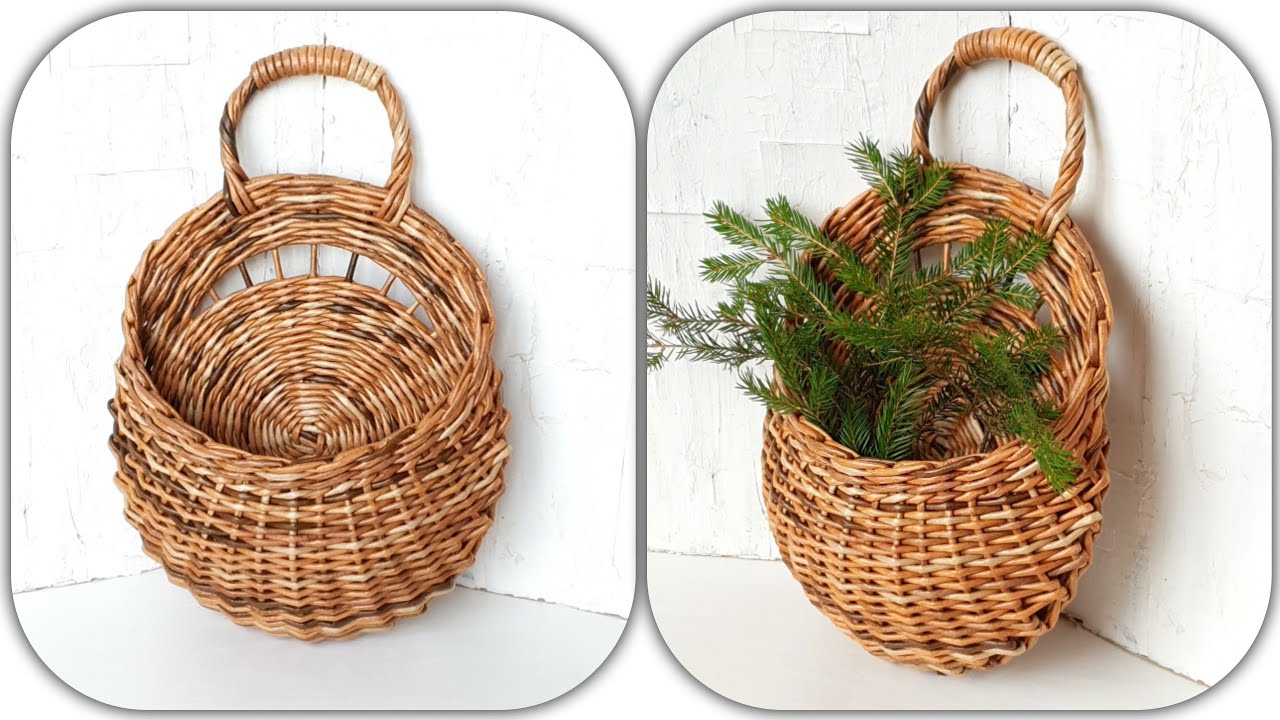 Дорбаскет корзина из газетных трубочек смотреть онлайн