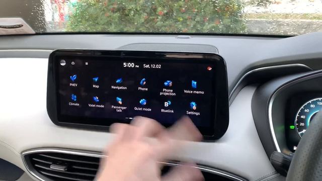 Automatic Wing Mirror Tilt Activation On 2022 Santa Fe #hyundaisantafe #howto