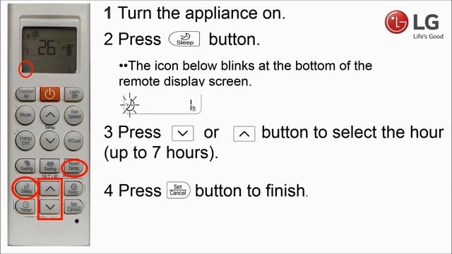 How to use sleep mode in your LG Air Conditioner смотреть онлайн