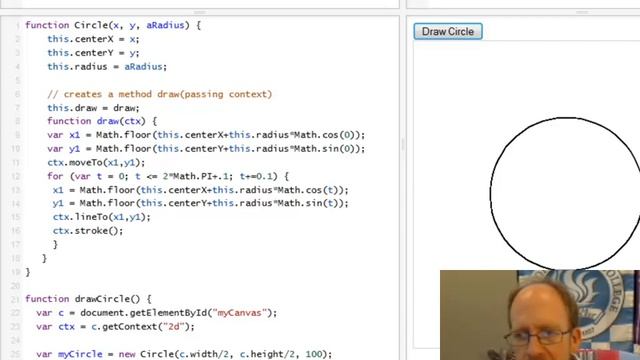 Web Programming - Object Refactoring in Javascript - Circle Example смотреть онлайн