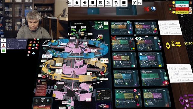 Stationfall playtest - schizofrenic doctor (4 players), TTS смотреть онлайн