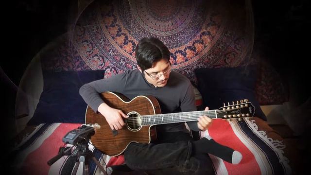 Improvisation on a 12 String Guitar - Taylor W-65-CE смотреть онлайн