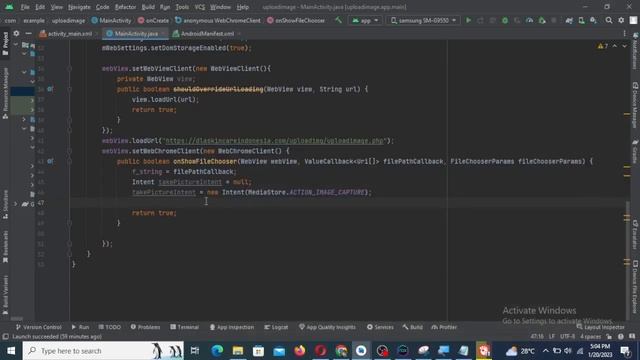 Accessing Camera and Media Storage from Webview Android Studio. Activity For Result Launcher смотреть онлайн