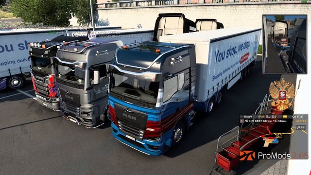 Открытый конвой в🚛ETS_2 от Red Square Company смотреть онлайн