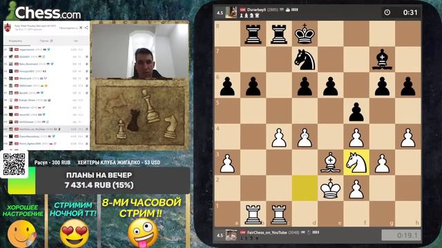 ‼️ ТИТУЛЬНЫЙ ВТОРНИК 🔥🔥🔥 TITLED TUESDAY 🏆 04.04.2023 ⚔️ Играет и комментирует ДМИТРИЙ АНДРЕЙКИН 🤠
