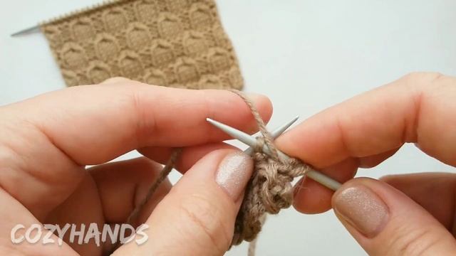 Легкий узор спицами Рельефная чешуя для вязания шапок, носков, свитеров смотреть онлайн
