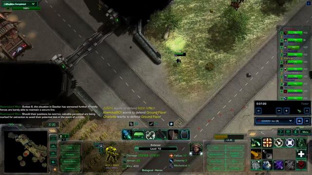 Starcraft 2: Undead Assault Chronicles // Nightmare + T3, 1-Life [Enforcer][Chameleon] смотреть онлайн