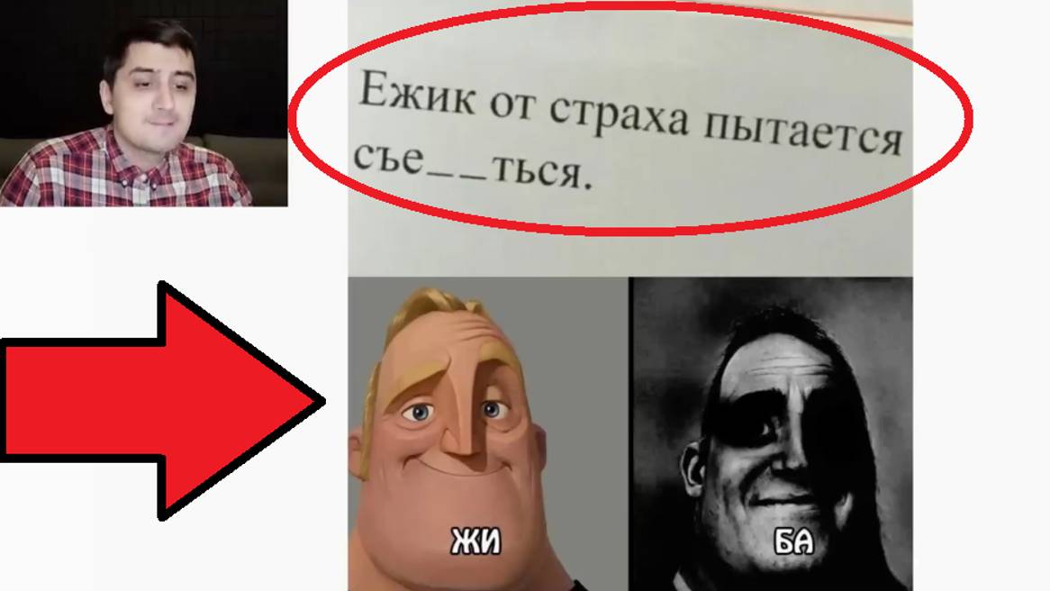 Новые МЕМЫ. Ёжик от страха пытается съе... смотреть онлайн