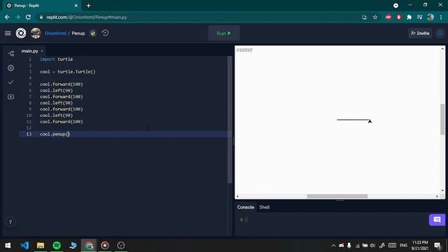 How to create gaps between to squares in Turtle | Python Tutorial | Code Coffeee смотреть онлайн