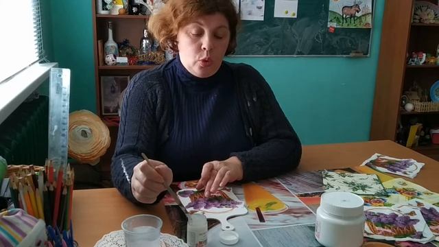 Декупаж разделочной доски