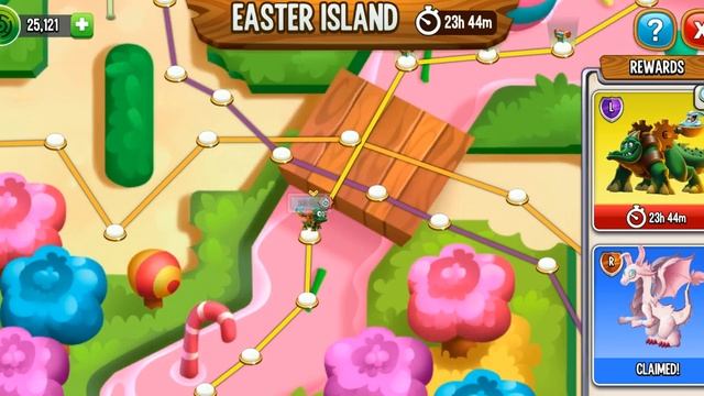 Easter island event : Final day, get 150 gems and Bunny Thrower Dragon! Completed. смотреть онлайн