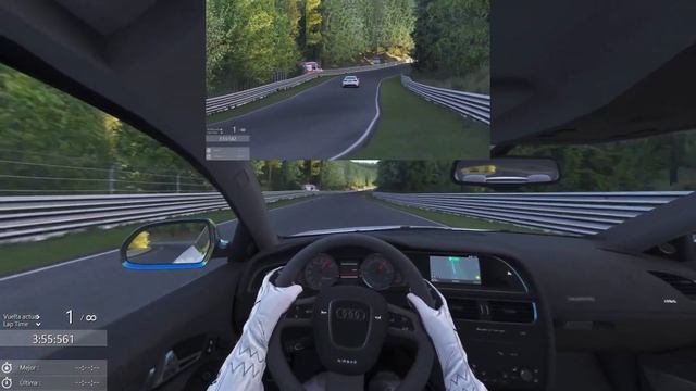 Assetto Corsa / Vuelta a Nürburgring con el Audi RS5 del 2010 смотреть онлайн