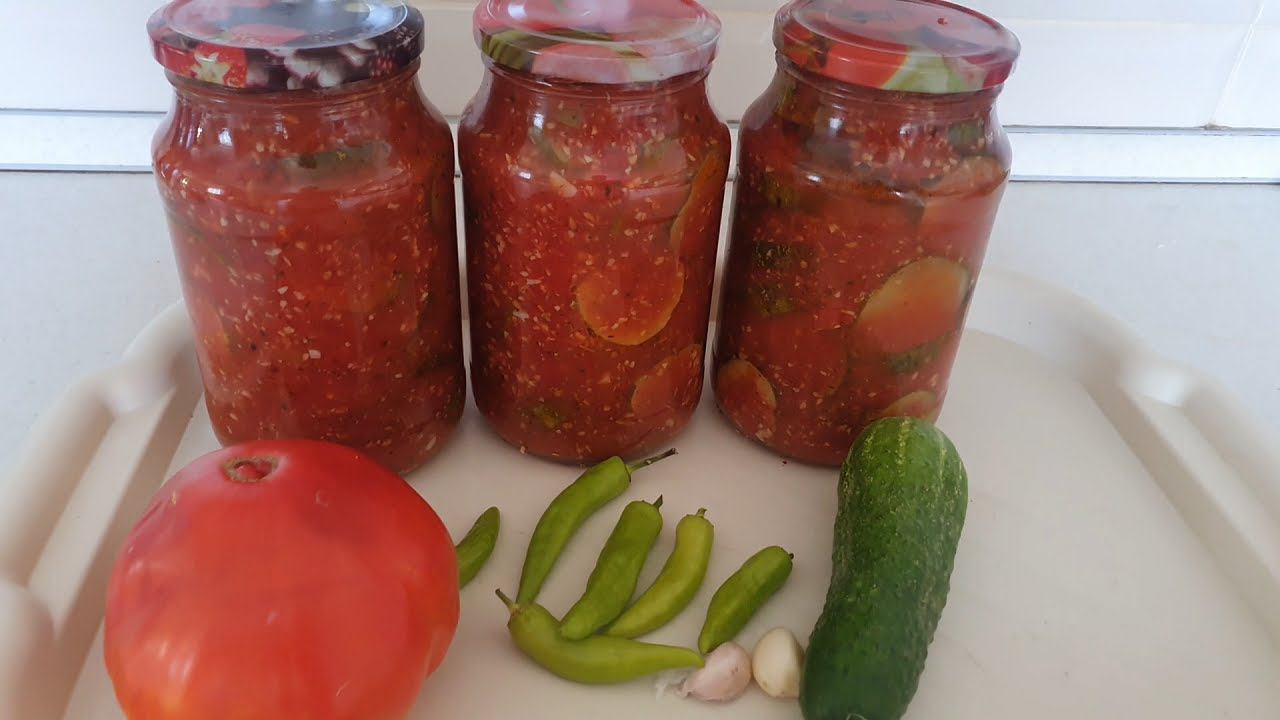 Не знаете куда девать огурцы переростки? Невероятно вкусные и простые "огурцы по-кавказски" смотреть онлайн