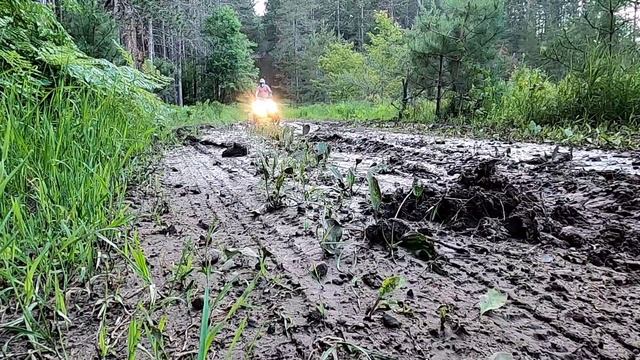 Can Am Outlander 400 ride to Olga Lake northern mi смотреть онлайн