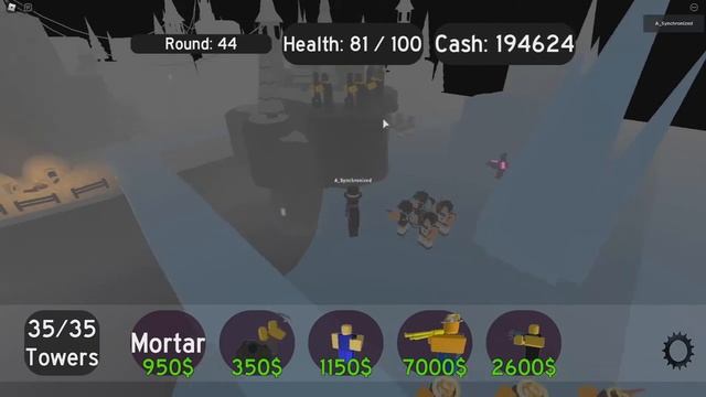 (Outdated) Zombie Tower Defense (Roblox) Solo Frightening Mode Win смотреть онлайн