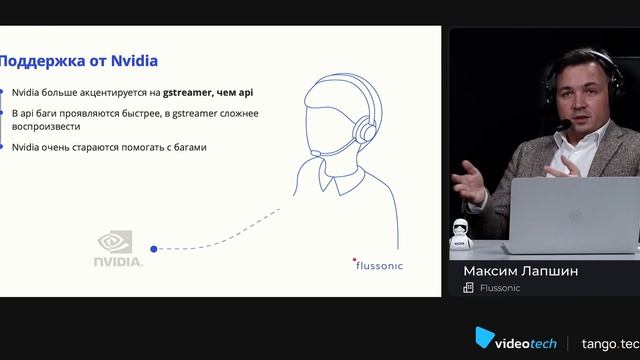 Максим Лапшин — Транскодер на Nvidia Jetson смотреть онлайн