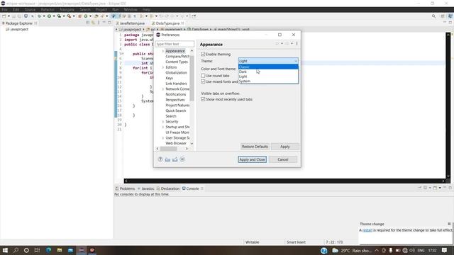 eclipse ide theme change | Eclipse IDE themes change kaise kare #EclipseIDE #IDE #java смотреть онлайн