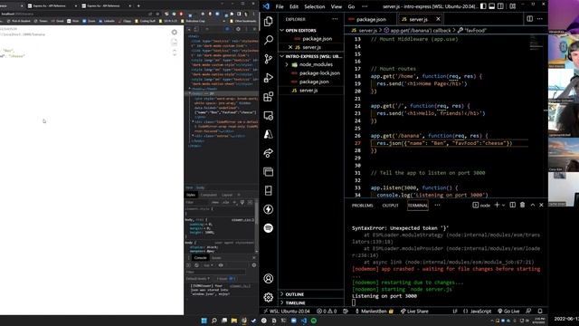 Intro to Express смотреть онлайн