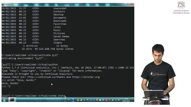 Gestión de entornos con conda (Anaconda) para Python| ... смотреть онлайн