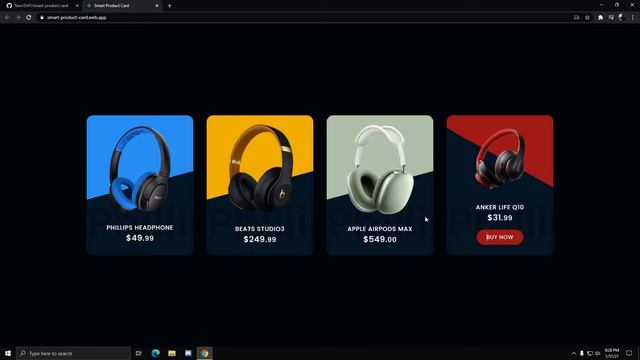Smart Product Card using React смотреть онлайн