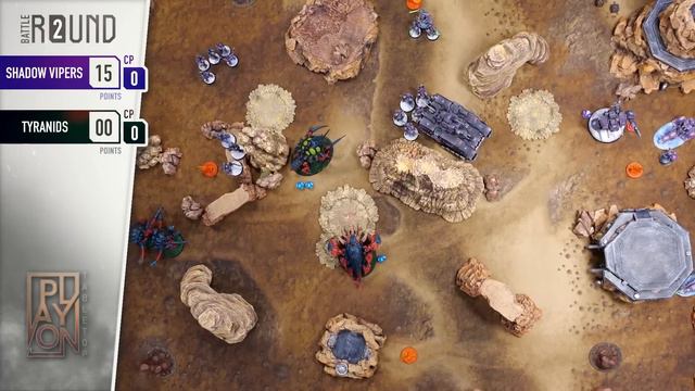Space Marines vs Tyranid Crusher Stampede! - 40k in 40m Warhammer Battle Report смотреть онлайн