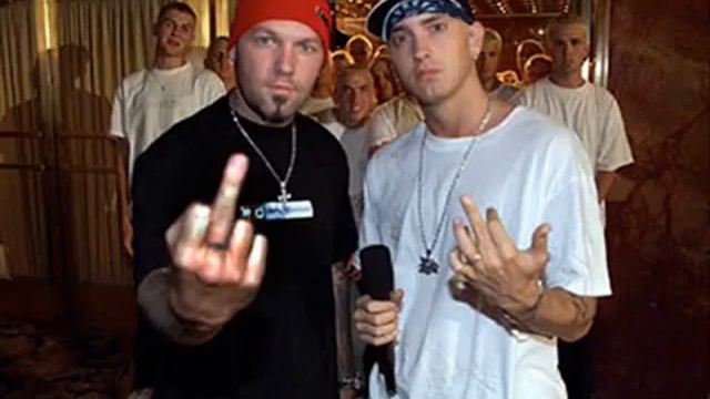 Eminem and Limp Bizkits Fred Durst Turn Me Loose смотреть онлайн