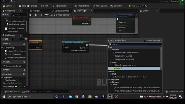 Unreal Engine 5 Guide How to make a simple ai Chase #ue5 смотреть онлайн