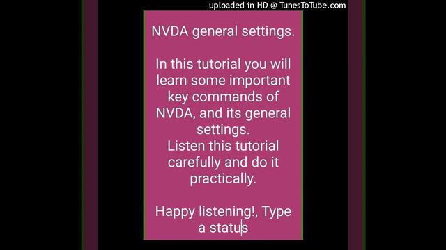 some basic shortcut keys and general settings of NVDA tutorial in Kannada by Maruti G смотреть онлайн