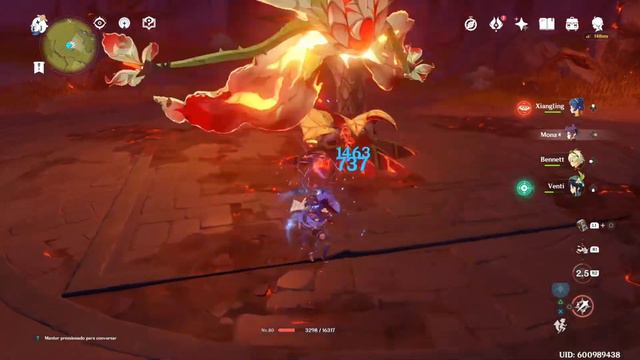 MONA BUILD/ 122k Damage *Without Food* / 200% Energy Recharge/4* The Widsith - Genshin Impact смотреть онлайн
