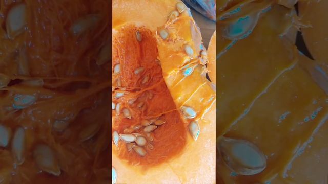 тыква, заготовки на зиму, заморозки, вытаскиваю тыквенные семечки, pumpkin seeds deleting смотреть онлайн