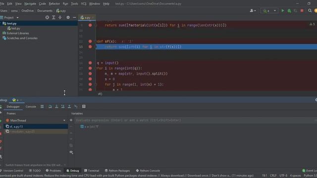 How to debug in pycharm #python #pycharm #debug #programming смотреть онлайн