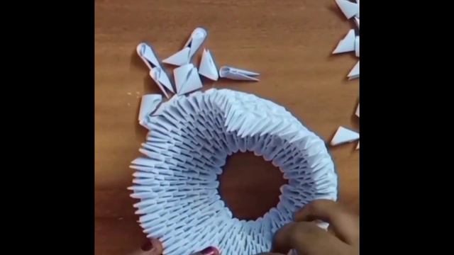 3D Origami Swan 🦢 | DIY Paper Craft Swan#origamiswan#art #craft #handmade #giftideas #tutorial