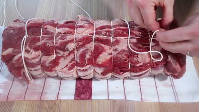 Ростбиф | Запечённая говядина | Как правильно связать мясо смотреть онлайн