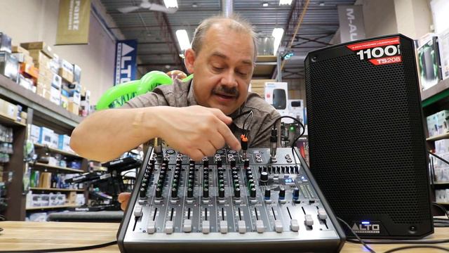 Review of the Alto LIVE1202 how to hook up your Audio Mixer 12 channel with USB смотреть онлайн
