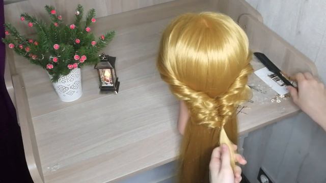 Простая прическа из резинок. Свадебная прическа? смотреть онлайн