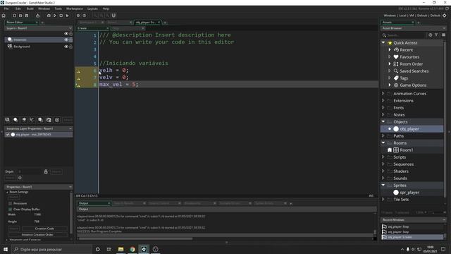 Tutorial Dungeon Crawler #01 - Introdução e Movimentação - Game Maker Studio 2 смотреть онлайн