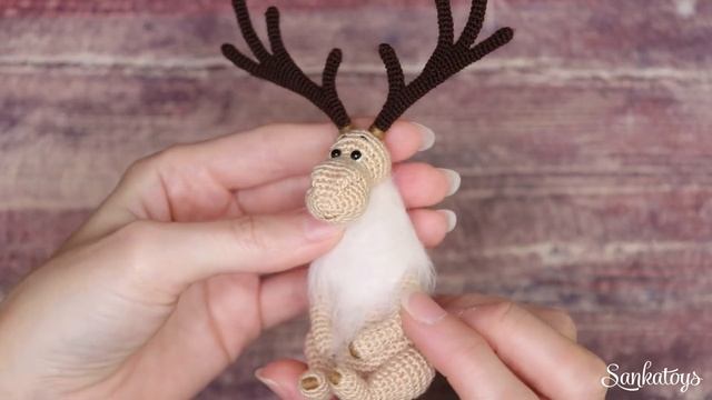 Северный олень в ожидании 2024 Года. Миниатюра... лайфхак для проволочных рожек. смотреть онлайн