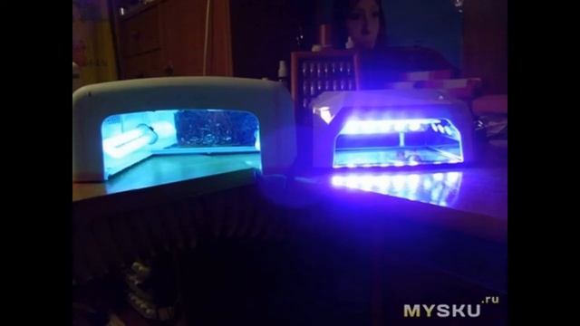 LED+CCFL лампа для наращивания ногтей | #Обзор
