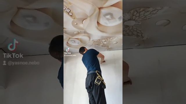 Натяжные потолки в ташкенте Ясное небо. +998948948894 смотреть онлайн