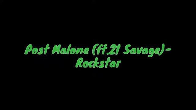 Post Malone ft. 21 Savage - Rockstar смотреть онлайн