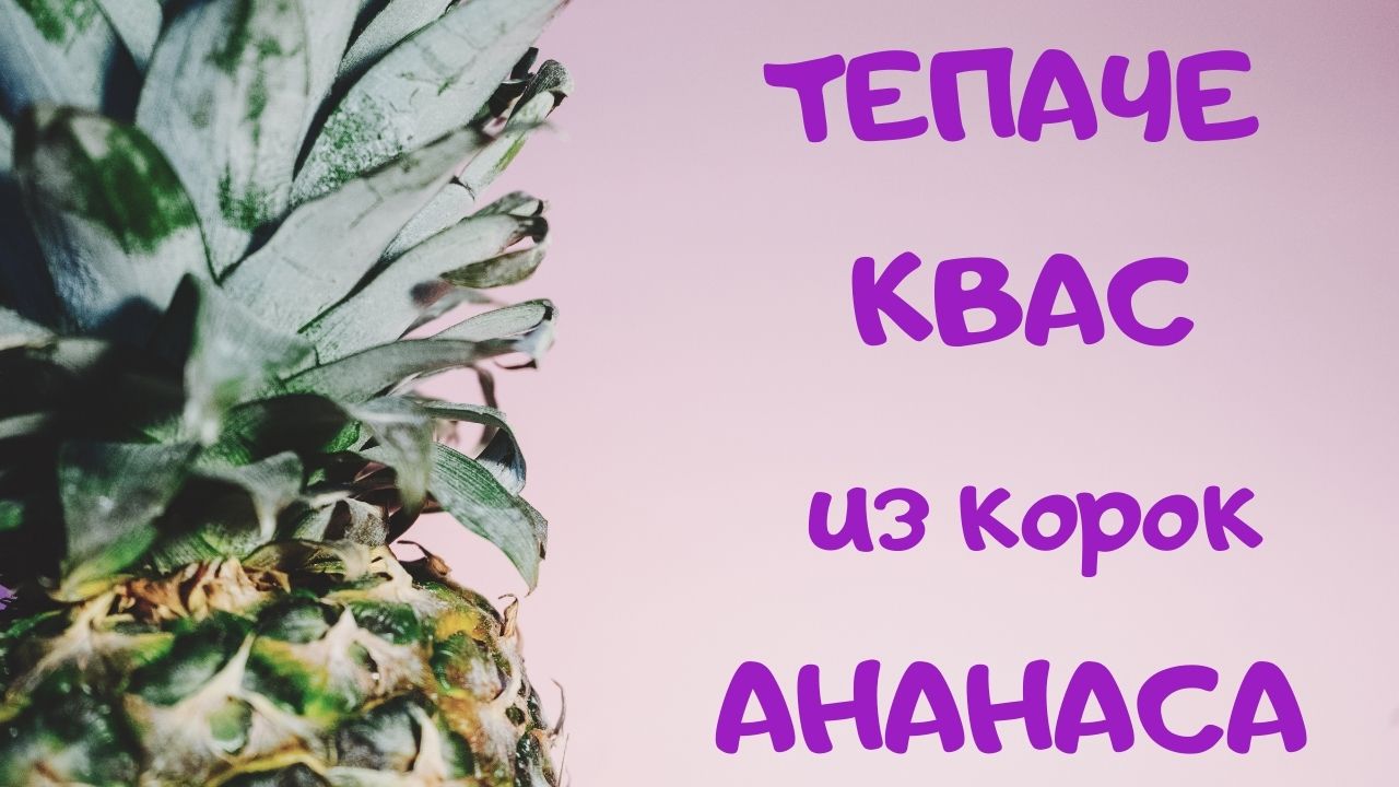 ТЕПАЧЕ/КВАС из КОРОК АНАНАСА/2 РЕЦЕПТА/