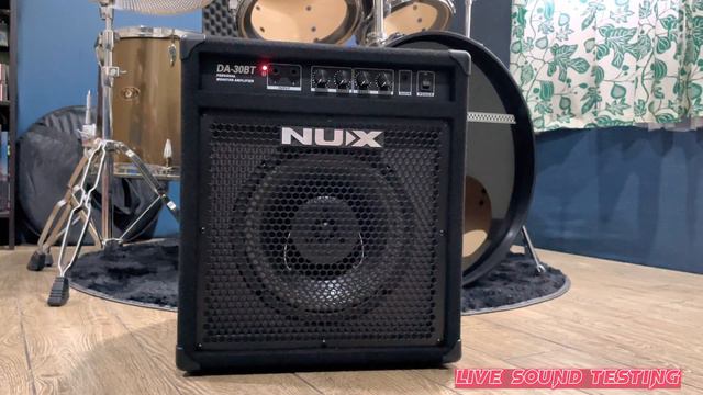NUX DA-30BT BLUETOOTH PERSONAL MONITOR AMPLIFIER UNBOXING & LIVE SOUND TEST смотреть онлайн